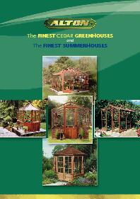 Alton Cedarwood Greenhouse Brochure