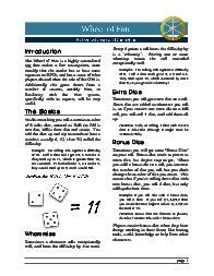Wheel of Fate (Draft)